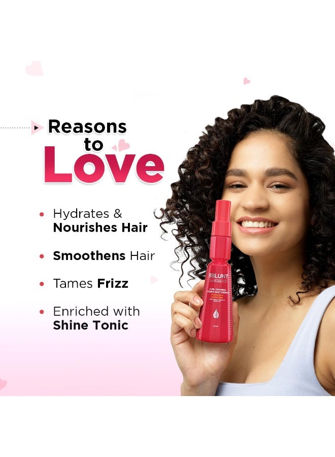 BBLUNT Curl Defining Hydra-Mist Serum with Jojoba Oil and Coconut Water for Hydrated & Nourished Curls - 150 ml | Hydrates & Nourishes Hair | Smoothens Hair | Tames Frizz - Image 3